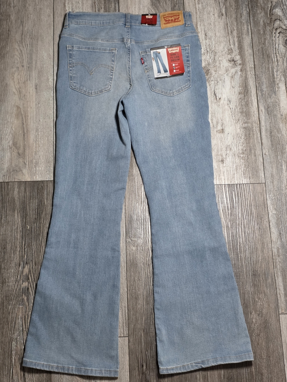 Levi's Girls Flare Denim Jeans Sz 16 *NWT